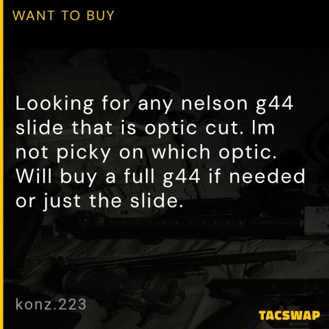 WTB nelson slide for g44