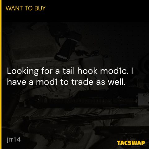 WTB tailhook mod1c 