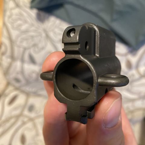 Hk factory vented gas block for 10in. New only pulled out of package for pic 