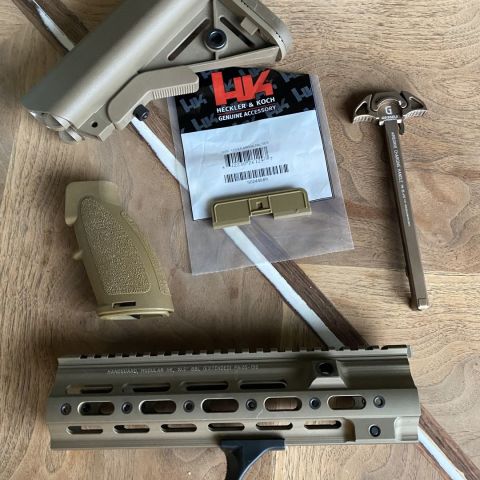 Just the Smr rail with Larue handstop left. 450 shipped  