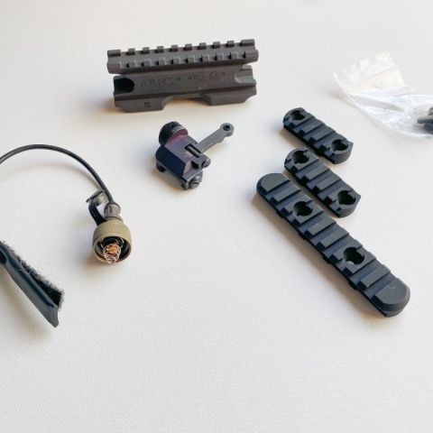 Arms 54 riser $90 shipped surefire cap sold*** purple KAC 300 rear. $90 shipped. LVAW pic slots. Sold ***