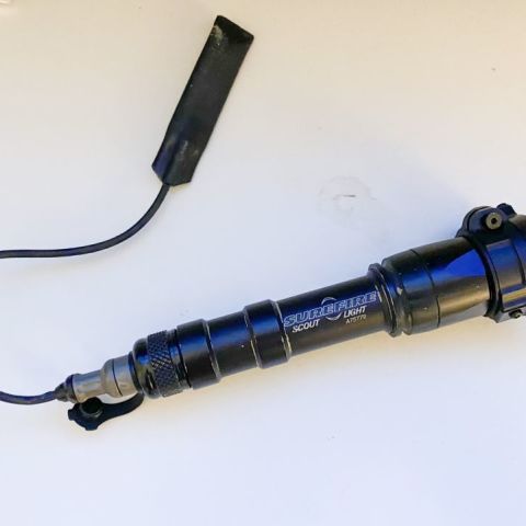 Surefire m600c with IR cap. 