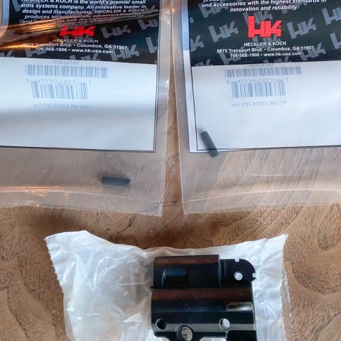 Factory 10.5 vented gas block with two roll pins. All brand new never mounted 