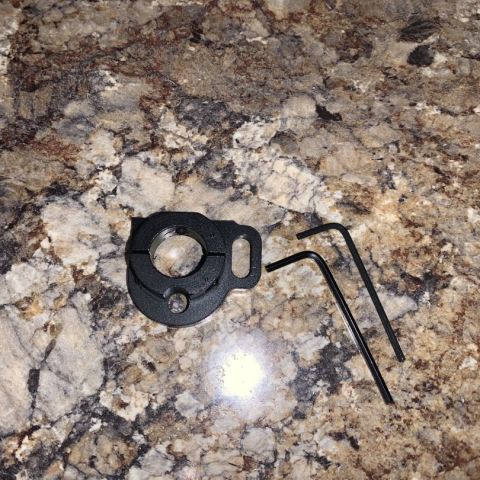 Dinzag arms bolt on handguard retainer...mounted by never shot with installed 

Item is cross posted..i will ho by time stamp 