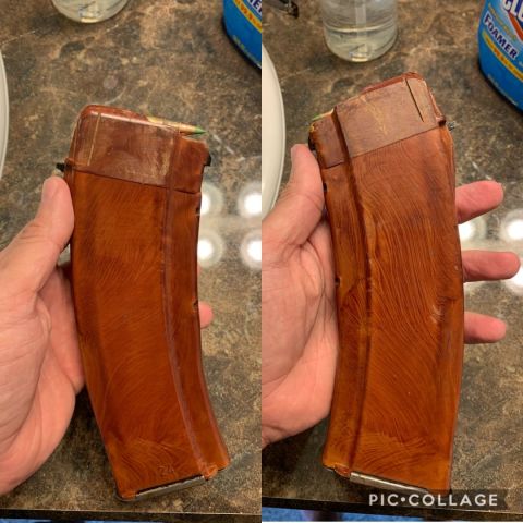 rare 223 Bakelite mag....feeds 223 without any issues