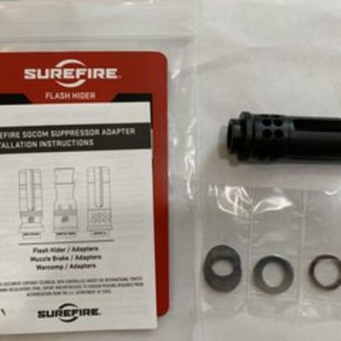 WTS SureFire warcomp..this is the three prong . Comes with shims, wrench and rockset. I mounted it but never put any rounds through it.