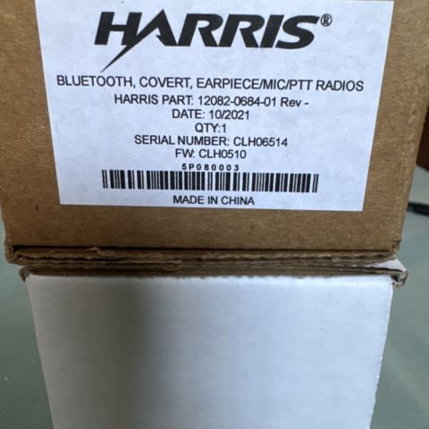 Harris Covert Bluetooth Mic