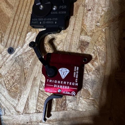 TriggerTech Diamond flat face.