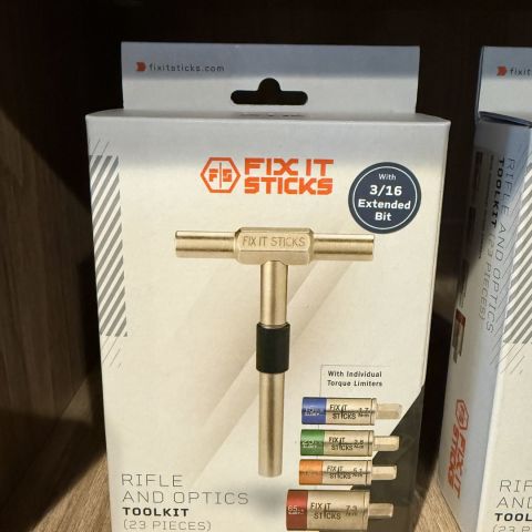 Fix it sticks rifle and optic
