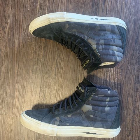 DEFCON vans black multicam size 10. Very well traveled. Used but in good condition. Text me at 904-716-1439 if you wanna make a deal. Venmo or cashapp.  