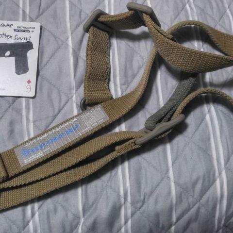 BFG Vickers Sling with QD mounts in coyote 