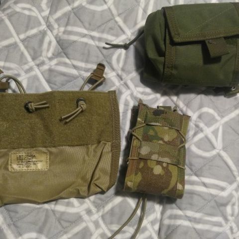 LBT-2645A Coyote Brown, condor dump pouch (comes free) 