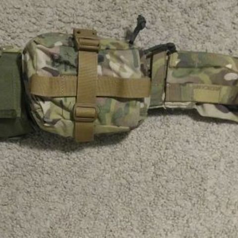Large Crye MRB 2.0 Multicam + ATS Tear off Medical Pouch (written on) and Condor Dump Pouch (SOLD)