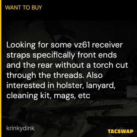 VZ 61 receiver scraps