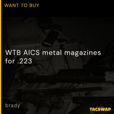 .223 AICS MAGAZINES