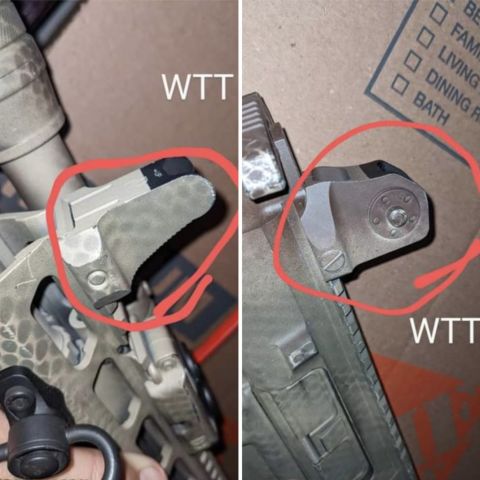 WTT some Daniel defense fixed sights for Magpul pro folding sights. Willing to add cash