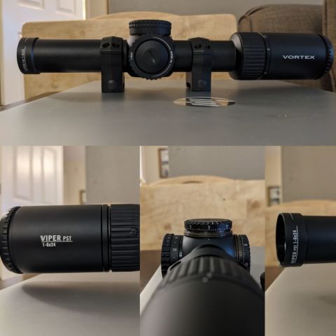 **Sold** Viper PST 1-6, purchased 2018, mounted, never sighted in, no box, rings optional/no cost **Sold**