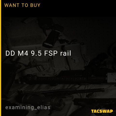 DD M4 9.5 FSP rail