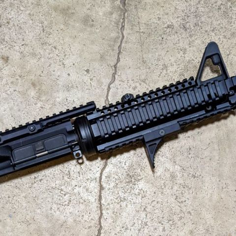 LMT 10.5 BARREL, BCM M4 UPPER, DANIEL DEFENSE M4 FSP 9.5, SUREFIRE WARCOMP CTN, PRI RISER, ARMS REAR SIGHT, B5 GRIPSTOP, ASSEMBLED BY ADCO 2017