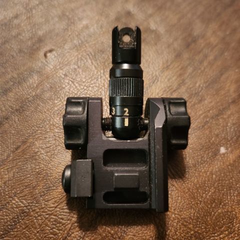 FN SCAR BUIS Rear Sight
