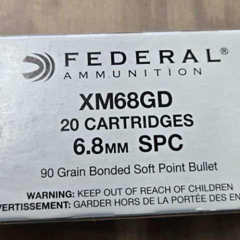 FEDERAL XM68GD 6.8