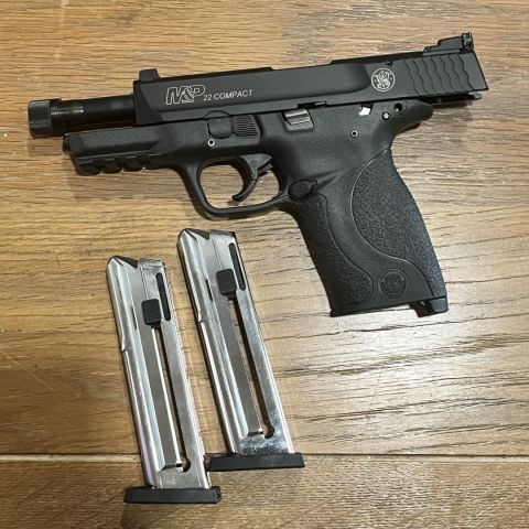 M&p .22lr compact. Threaded 