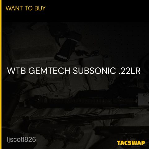 GEMTECH SUBSONIC .22LR