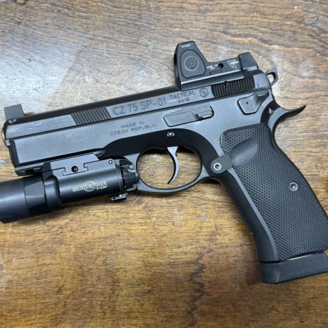 Cajunized/optic cut CZ75 SP01T