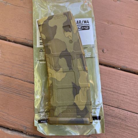 Laser engraved magpul pmag in a “Tropic” colorway. These are etched on all sides including the baseplate for a uniform look compared to other companies that just do both sides. Bundle with other mags for sale for free shipping. New patterns coming soon