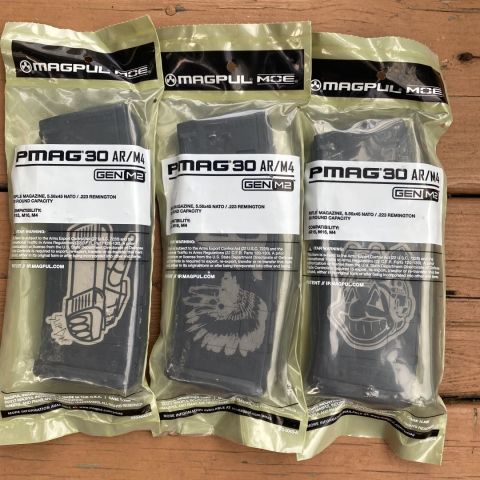 Supdef/FOG laser engraved magpul pmags. Had a buyer back out on these so these 3 are aviable as a package and only ones that remain