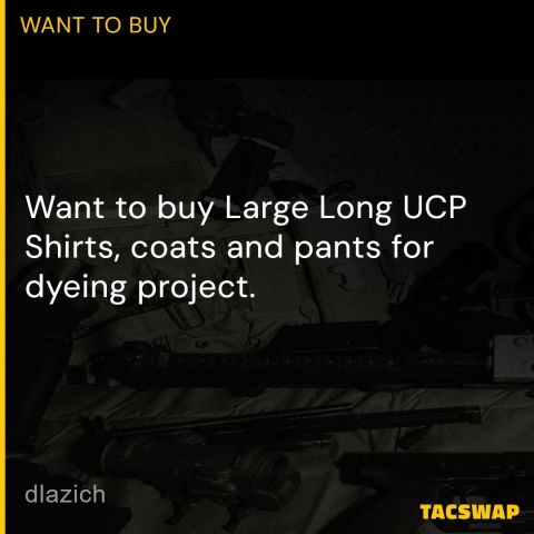 UCP Shirts/coats and Pants
