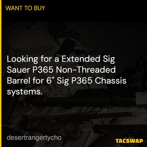 Extended P365 Barrel 6"
