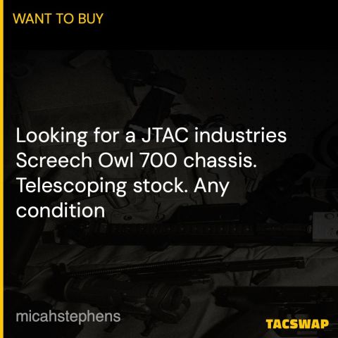 JTAC Remington 700 chassis 