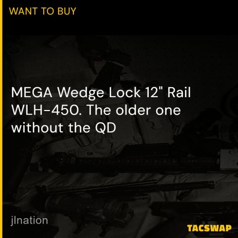WTB: MEGA Wedge Lock 12" Rail