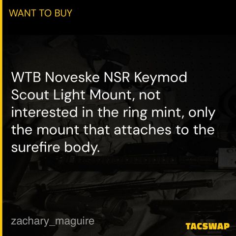 Noveske NSR Keymod Scout Light
