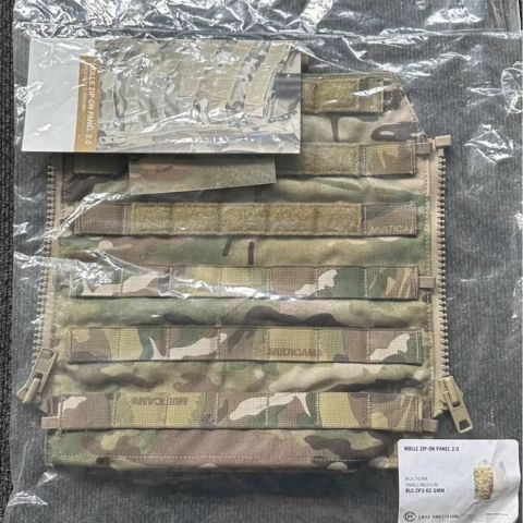 Crye zip on panel