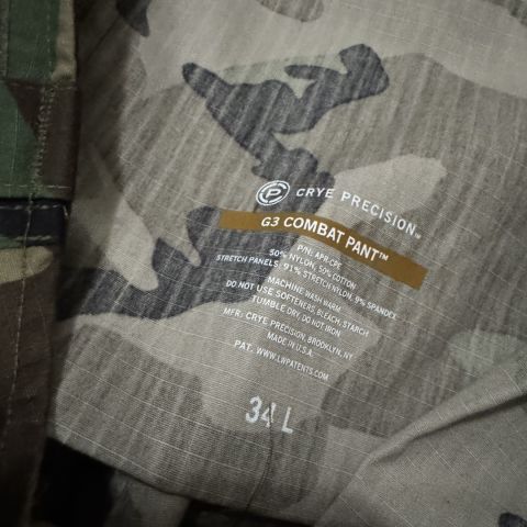 WTT/S: Crye G3 M81 34L