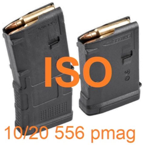 ISO bulk 10rd/20rd 556 AR15 magpul polymer pmag magazine.