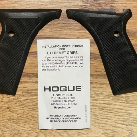 *New* HOGUE / Browning Buckmark , checkered (black) G10 grips