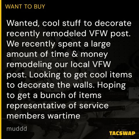 Wanted: Cool Militaria