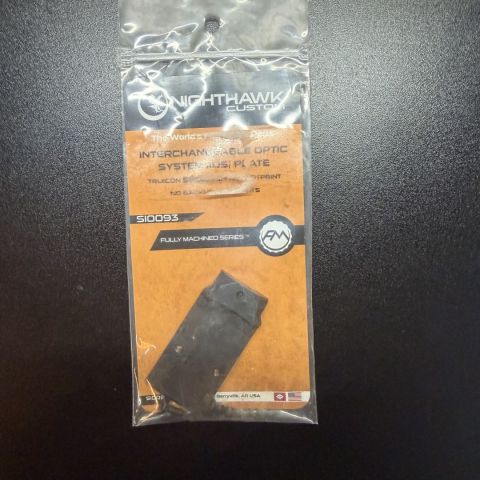 Nighthawk iOS SRO plate