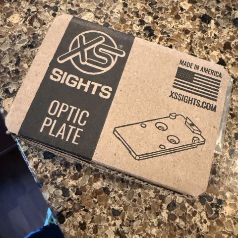 XS sights ACRO plate + irons