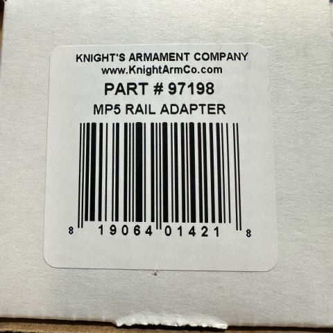 KAC MP5 Rail - New/Unopened