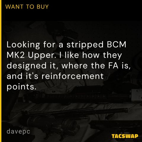 BCM MK2 Stripped Upper