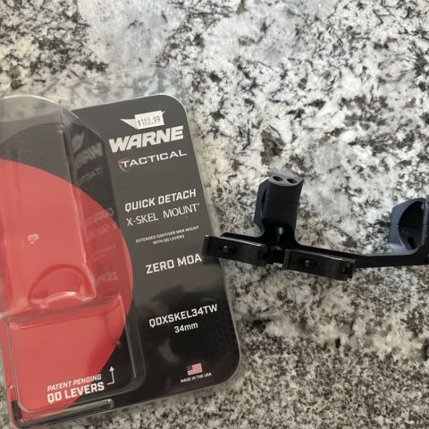 Warne X-Skel Mount 34mm