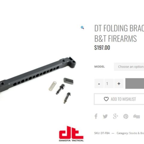 B&T / Dakota Folding Brace 