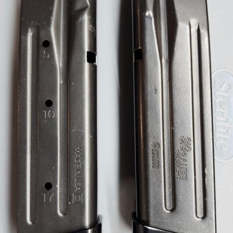 Two Factory Sig Mags