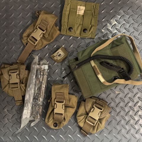 Random pouches and pieces 