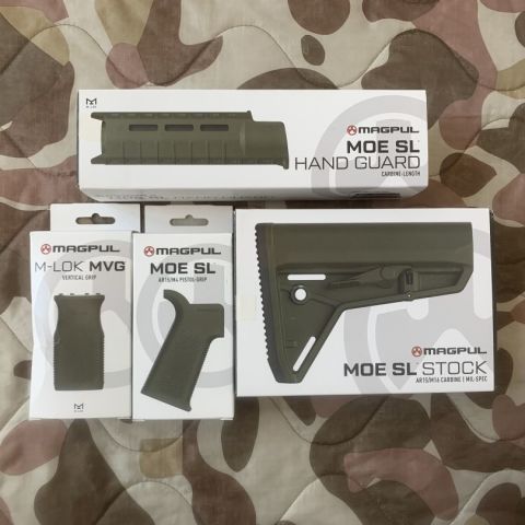 Magpul OD green furniture set