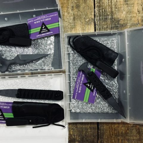 Black Triangle G10 Knives